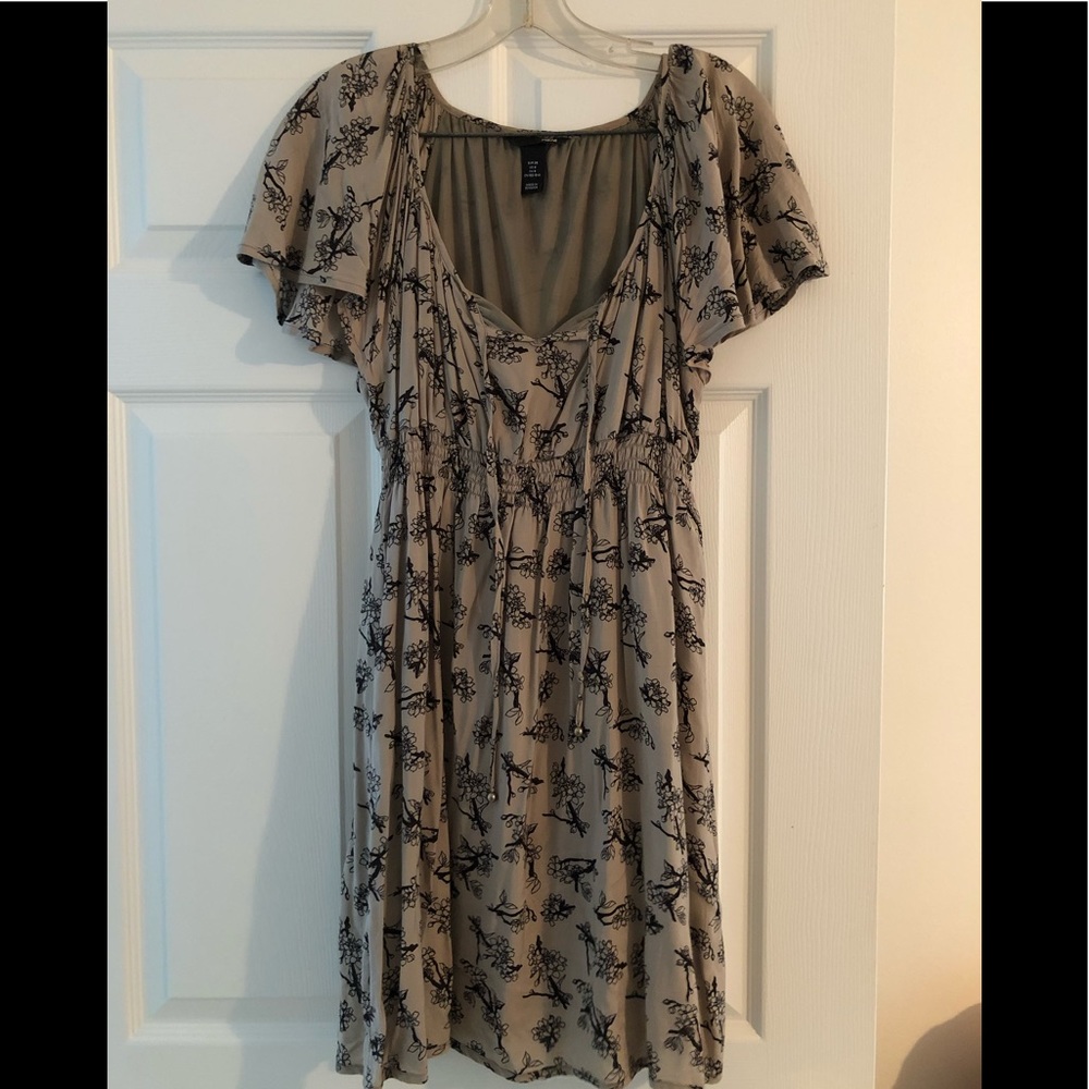 Tan H&M short sleeve dress